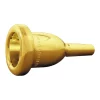New ???? Bach Bach Mega Tone Small Shank Trombone Mouthpiece In Gold 6-1/2A ????